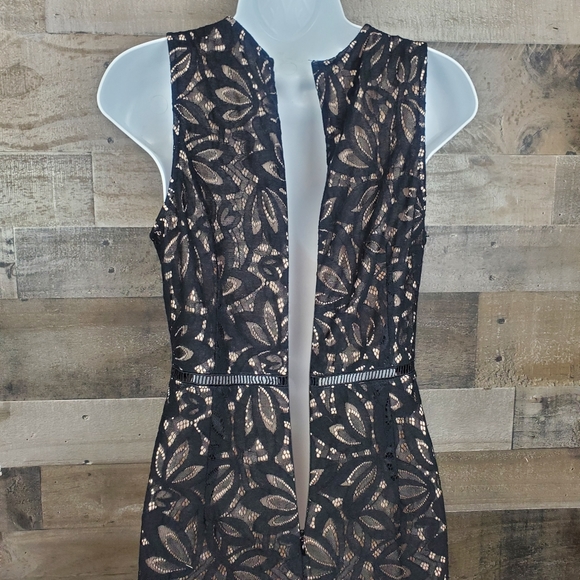 Lulu's Amora Black Wide Leg All Lace Eyelash Scallop Hem Jumpsuit - Picture 9 of 12